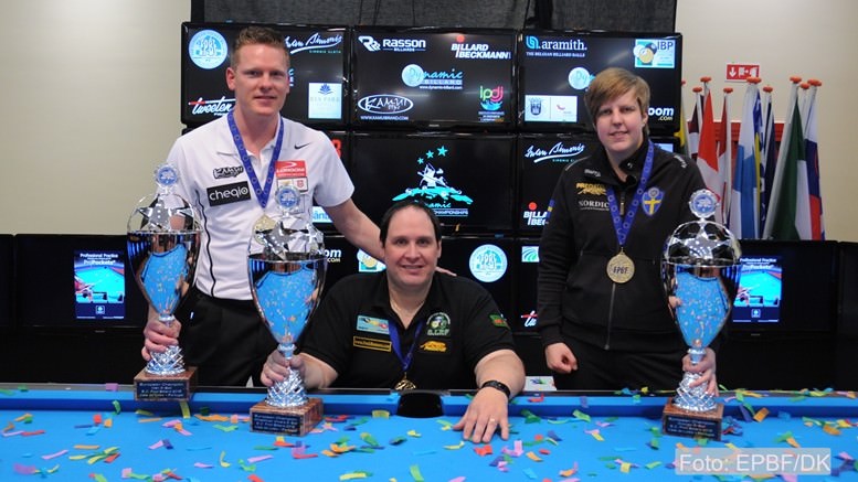 2015 EC - 8-ball Gold Medals for Feijen, Roos and Dinsmore