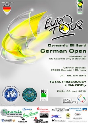 2015 Eurotour - German Men Open poster