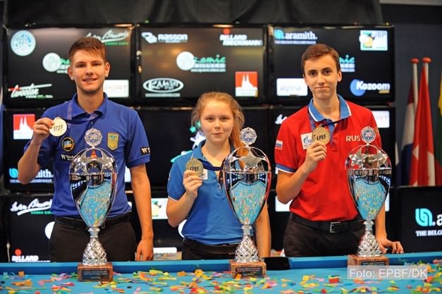 2015 EC Youth - Tkach, Gorst and Patsura snatch the 10-ball titles