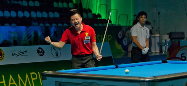 2015 WC 9-Ball Final - Ko Pin Yi victory moment