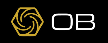 OB Cues logo with Black background 373x150