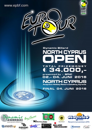 6 Eurotour - North Cyprus Open poster w320