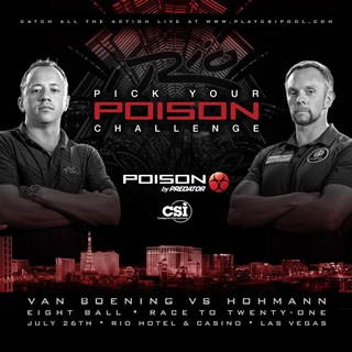 2016 CSI The Pick your Poison Challenge - Shane Van Boening vs Thorsten Hohmann 320x320