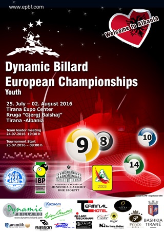 2016 Albania European Championships Youth Poster w320