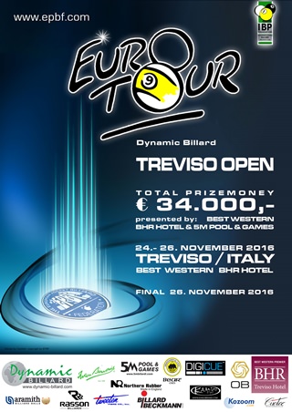 2016 Eurotour - Treviso Open Poster