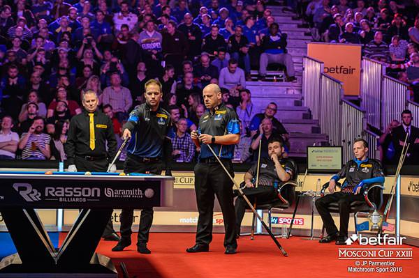 2016 Mosconi Cup Day 2 - 04 Darren Appleton and Albin Ouschan