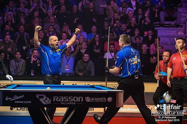2016 Mosconi Cup Day 3 - 01 Darren Appleton and Niels Feijen