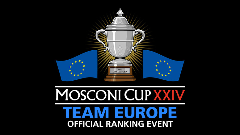 2017 Mosconi Cup Team Europe logo - Official Ranking Event 777X437