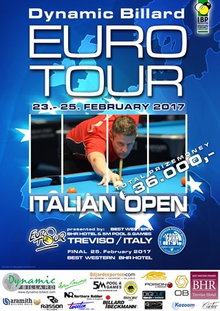2017 Eurotour Italian Open Poster