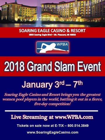 2018 WPBA Grand Slam Event Poster