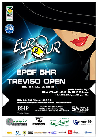 2018 Eurotour Treviso Women Open Poster