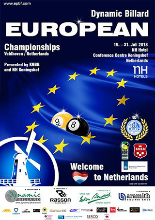 2018 The 40th European Championships Poster 320x452