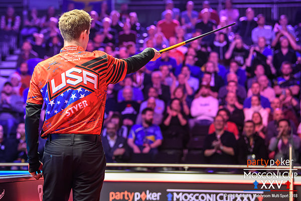 2018 Mosconi Cup - Day 1 Tyler Styer