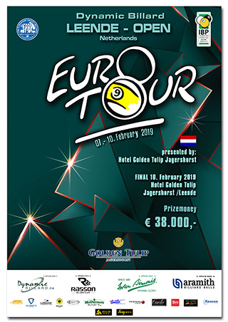 2019 Eurotour Leende Open Poster
