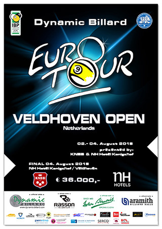 2018 Eurotour Veldhoven Open Poster