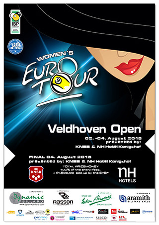 2018 Eurotour Veldhoven Women Open Poster