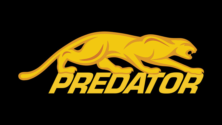 Logo predator e sport and style Royalty Free Vector Image