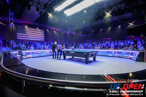 2019 US Open 9-Ball Championship - TV table arena (Last 16 Wu Jiaqing vs SVB)