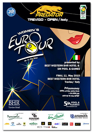 2019 Eurotour Treviso Women Open Poster