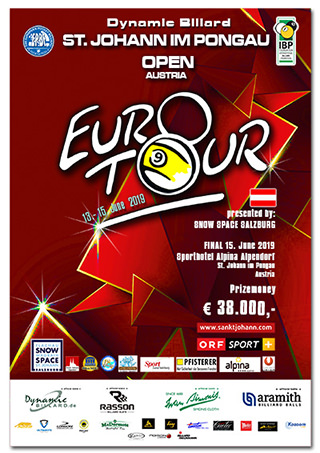 2019 Eurotour St. Johann im Pongau Open Poster