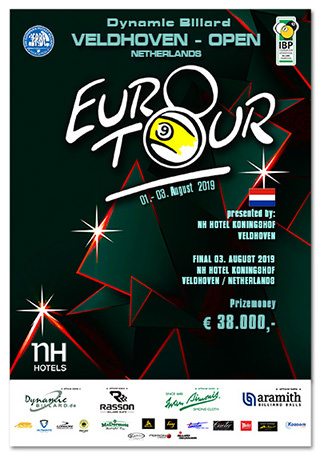 2019 Eurotour Veldhoven Open Poster