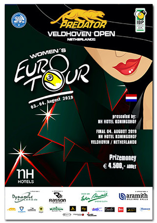 2019 Eurotour Veldhoven Women Open Poster