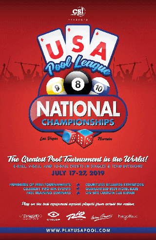 2019 USA Pool League National Championships poster w320