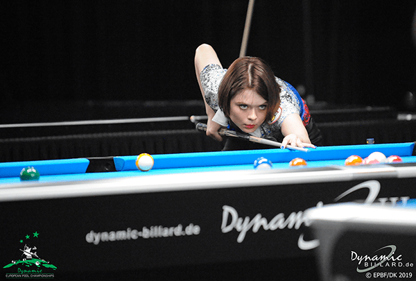 2019 European Championships Youth - Winner 10-ball Valeriia Trushevskaia