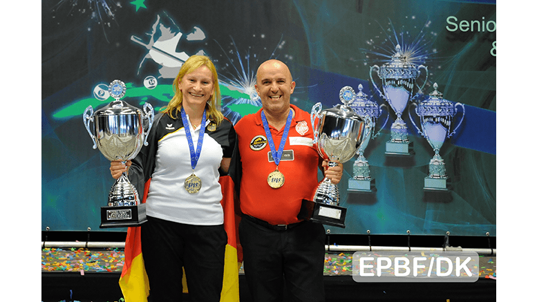 2019 European Championships Seniors & Ladies - 10-ball titles captured by Correia and Wessel 777x437