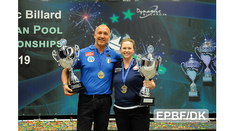 2019 European Championships Seniors & Ladies - Helvik and Sini take the final Gold medals in 9-ball individuals 777x437