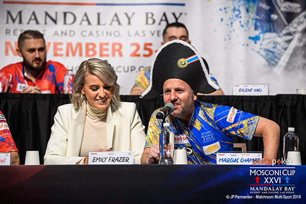 2019 Mosconi Cup XXVI - Press Conference Emily Frazer and Marcus Chamat
