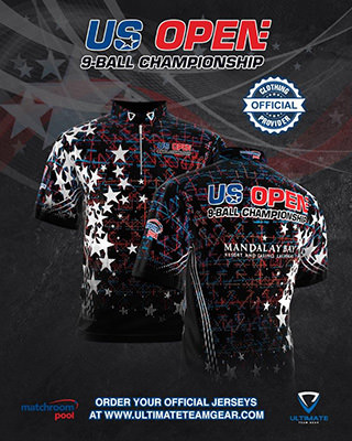 2020 US Open Pool Championship - Official Jersey Black w320