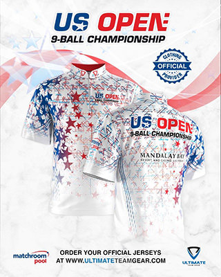 2020 US Open Pool Championship - Official Jersey White w320