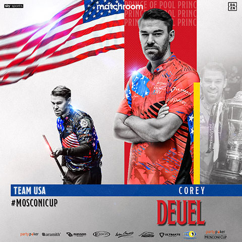 2020 Mosconi Cup - Corey Deuel Replaces Justin Bergman To Join Team USA