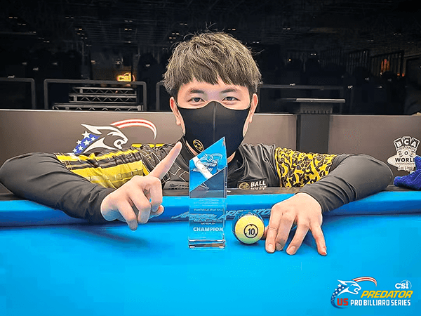 2021 Diamond Las Vegas Open - Wu Kun-Lin with trophy_w600