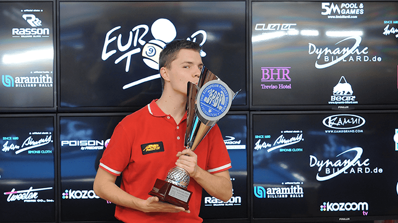 2021 Euro Tour Treviso Open - Wiktor Zieliński kisses the trophy_777x437
