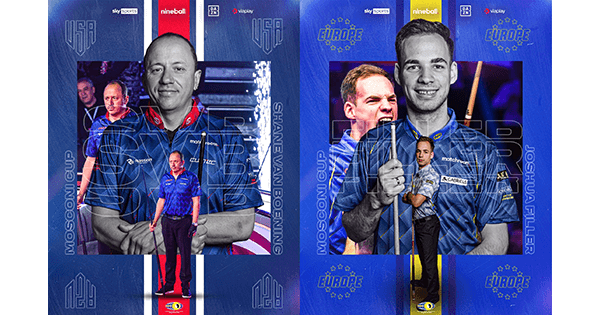 2022 Mosconi Cup First two players Shane Van Boening and Joshua