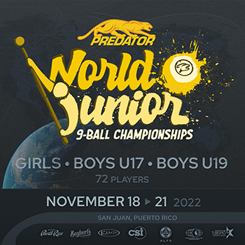 2022 World Junior 9-Ball Championships Poster