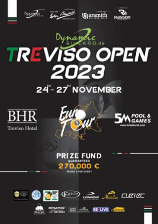 2023 Euro Tour Treviso Open Poster
