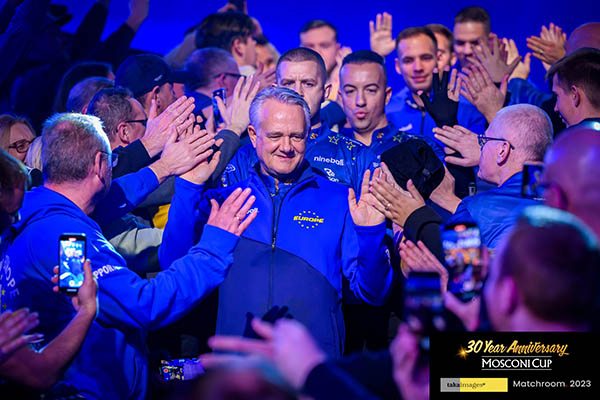 2023 Mosconi Cup - Team Europe walking out