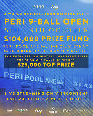 2023 Peri 9-ball Open Poster_Vietnam