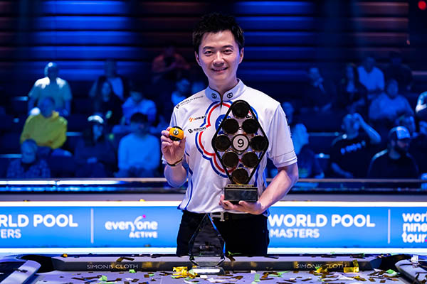 2023 World Pool Masters - Final_Ko with trophy