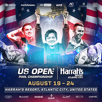 2024 US Open Pool Championship Poster