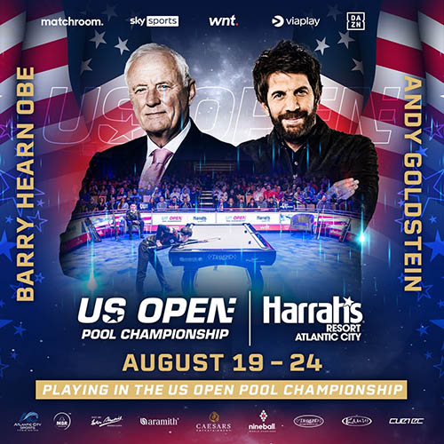 2024 US Open Pool - Barry Hearn and Andy Goldstein attend