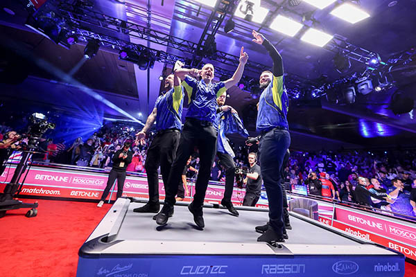 2024 Mosconi Cup - Day 4 Team Europe celebrations