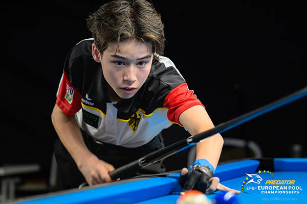 10-Ball Heading To Conclusion As Teams Get Underway - 第3張圖 2025 EC Youth_10 ball - Martin Roser (GER)