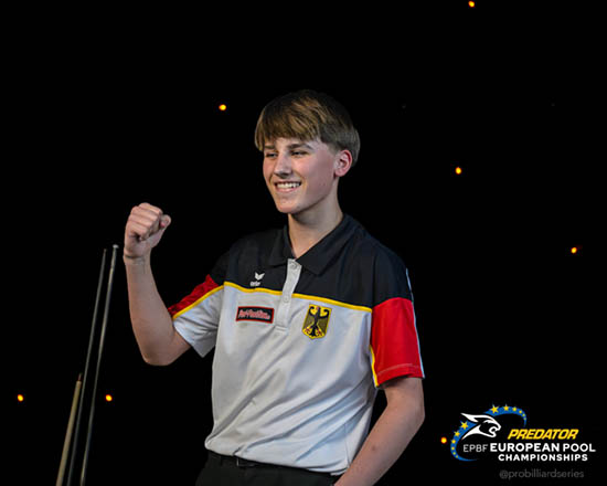 2025 EC Youth_8 ball - U17_winner Valentin Schmitz (GER)