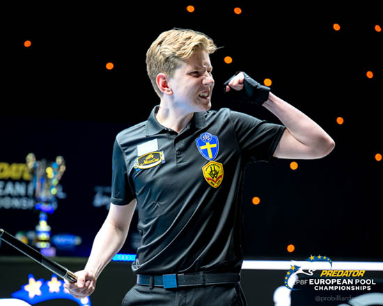2025 EC Youth_8 ball - U19_winner Walter Laikre (SWE)