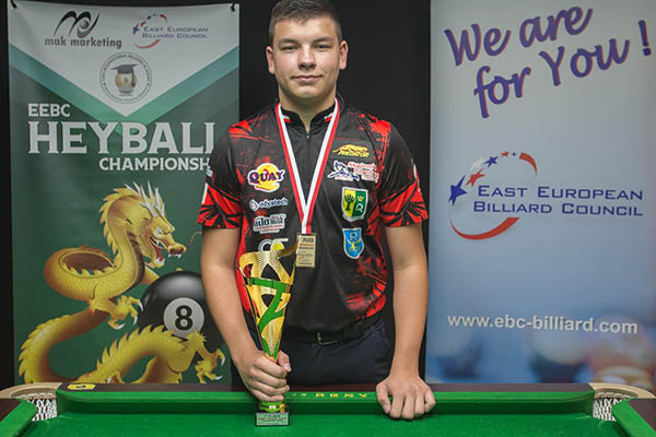 2025 EEBC Heyball Junior Championship - winner_Wiktor Kaczmarek