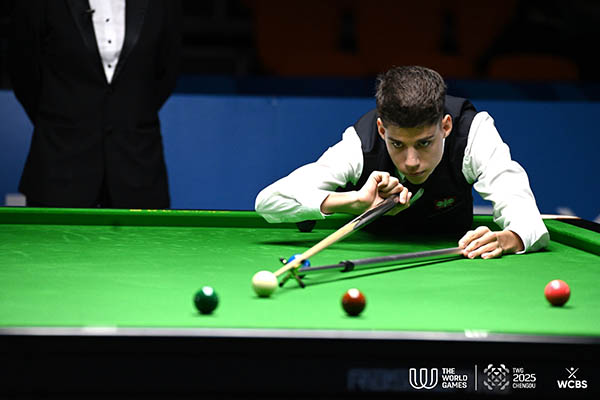 2025 World Games - Day 2_Mens Snooker_Sebastian Milewski (POL)